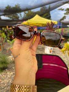 Glasses Cartagena - Gafas cuadradas lepopardo/cafe