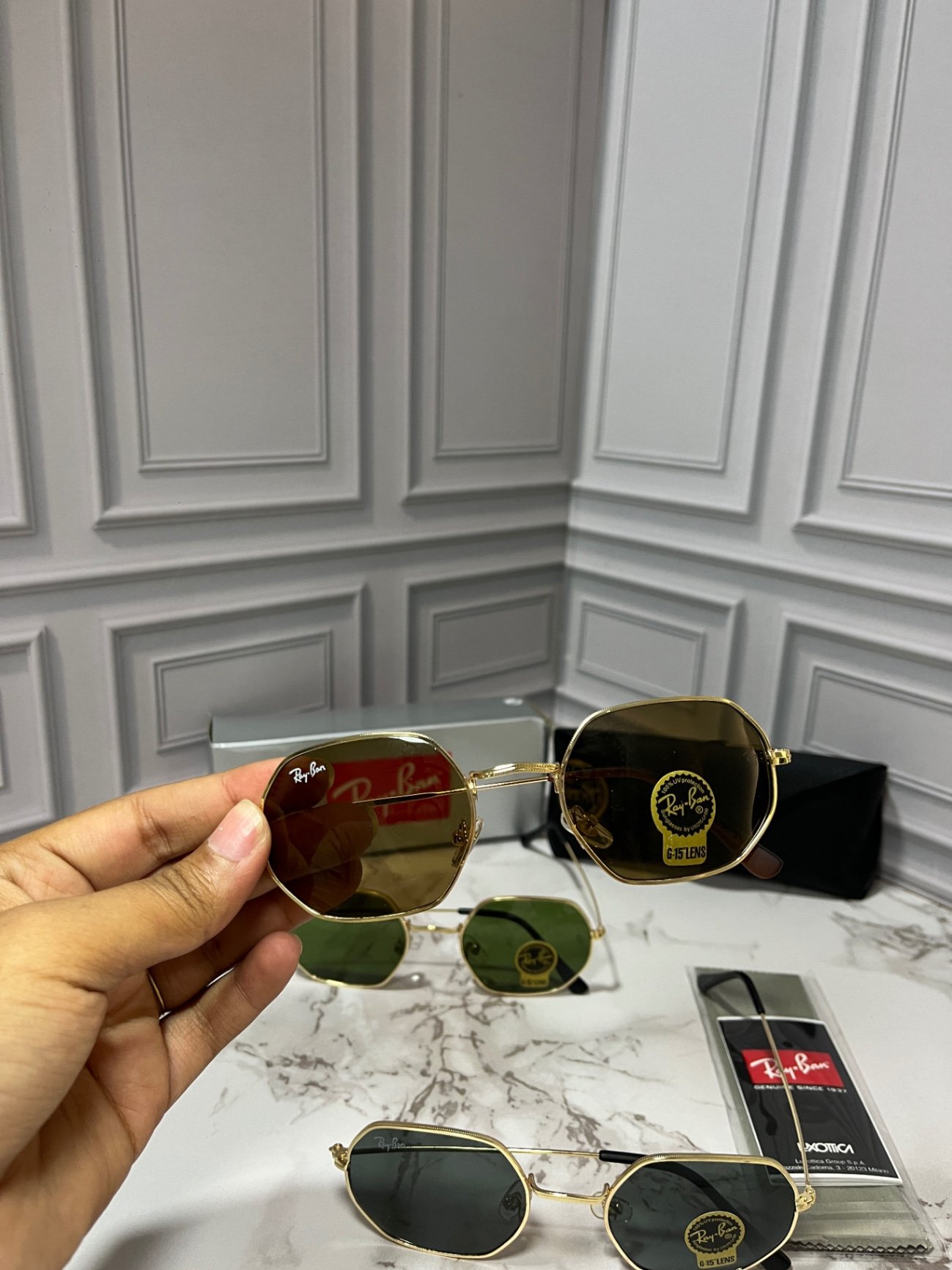 Glasses Cartagena - Rayban octagonal café