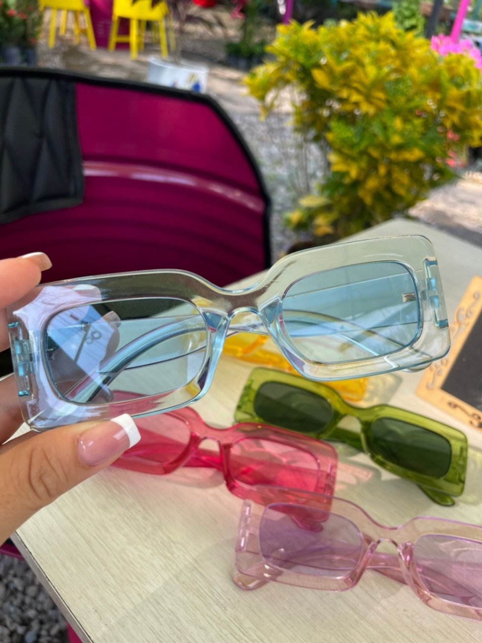 Glasses Cartagena - Gafas caramelo azul cielo